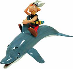 Plastoy Asterix auf Delfin