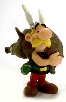 Plastoy Asterix mit Wildschwein