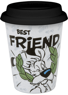 Coffee-to-go-Becher mit Asterix-Motiven
