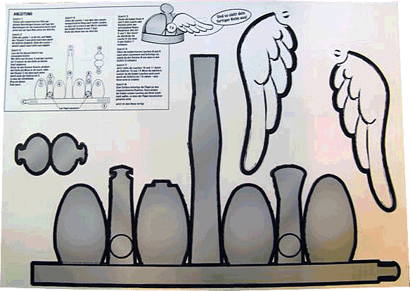 Asterix-Helm, Bastelbogen von Ferrero 2009.gif