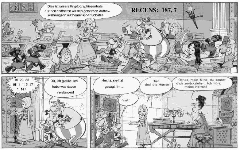Ausschnitt aus einem Asterix-Band